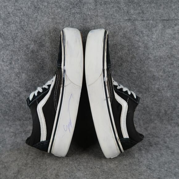 Vans Shoes Women 6.5 Platform Sneaker Old Skool Skate Casual Black Canvas Suede - Picture 9 of 13